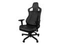 Miniatyrbilde 1 av 5: Noblechairs EPIC Black Edition - Stol - ergonomisk - armlener - T-formet - tipping - roterende - vinyl, minneskumplast, kunstlær, stålramme, åpenpore