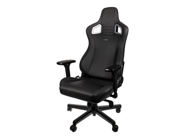 noblechairs EPIC, pehmustettu istuin, Pehmustettu selkänoja, Musta, Musta, Vaahto, Vaahto
