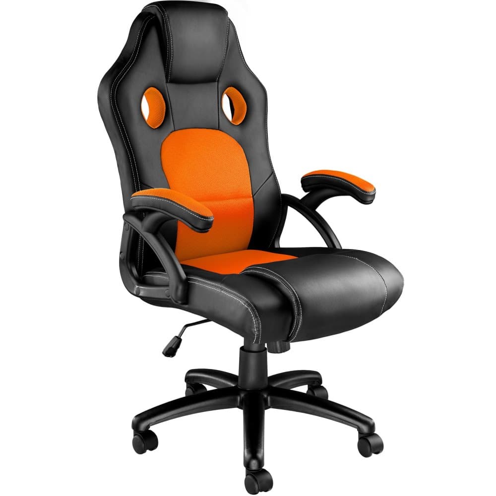 Kontorsstol Tyson - svart/orange