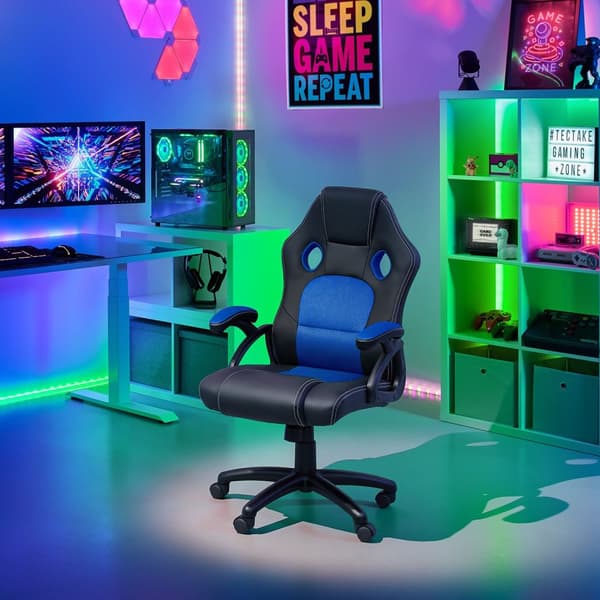 Gamingstol Tyson - svart/blå