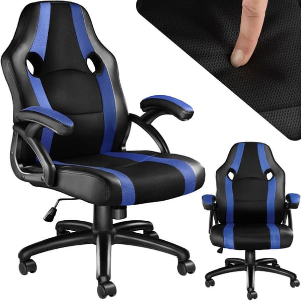 Gamerstol Benny - sort/blå