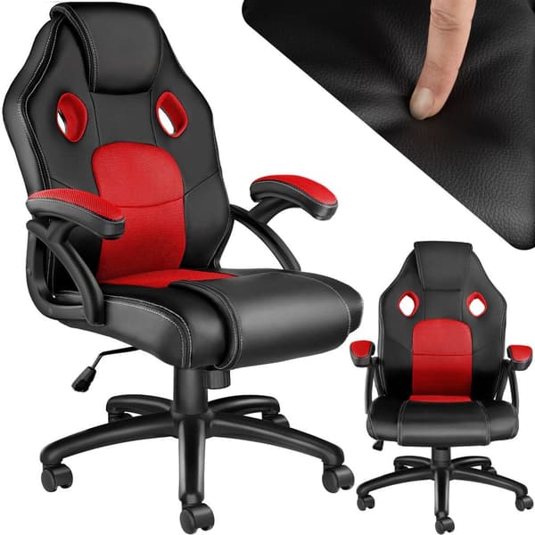 Gamingstol Mike - svart/röd