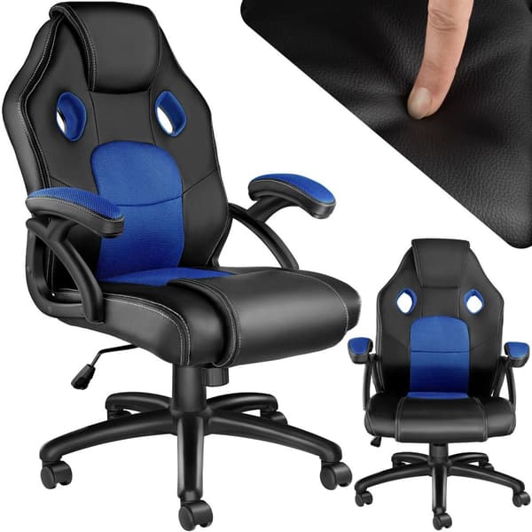 Gamer stol Mike - sort/blå