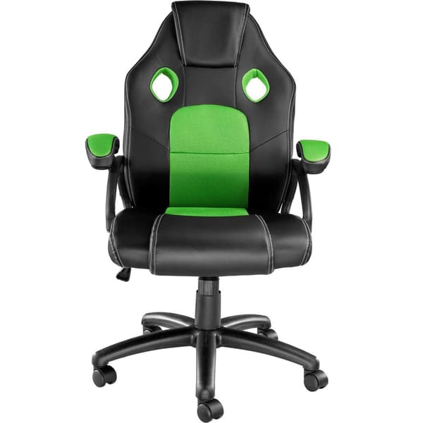Gamerstol Mike - sort/grøn