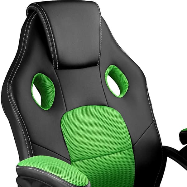 Gamerstol Mike - sort/grøn