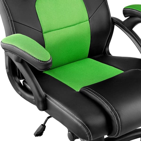 Gamerstol Mike - sort/grøn