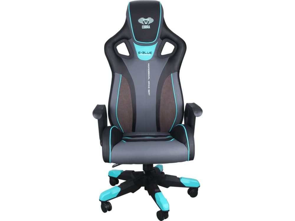 E-Blue Cobra III Black and Blue Seat (EEC313BLAA_IA)
