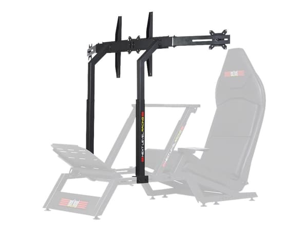 Next Level Racing Monitor Stand - Monteringskomponent (skjermmontering) - for 3 LCD-skjermer - skjermstørrelse: 27"-65" - cockpit