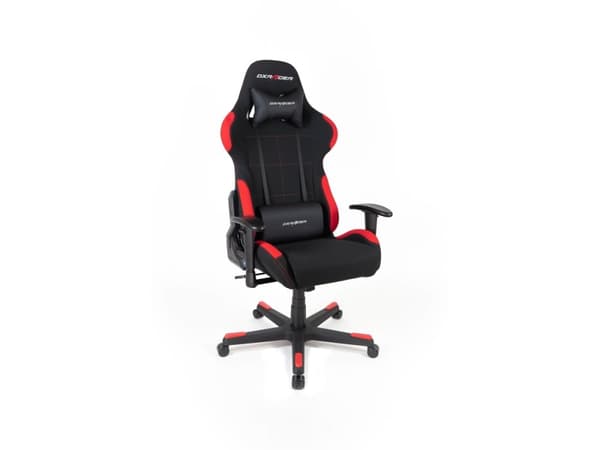 DXRacer OH/FD01/NR, PC-pelituoli, 91 kg, Verkkoistuin, Pehmustettu selkänoja, Musta, Muovi