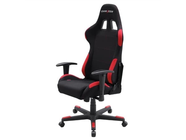 DXRacer OH/FD01/NR, PC-pelituoli, 91 kg, Verkkoistuin, Pehmustettu selkänoja, Musta, Muovi