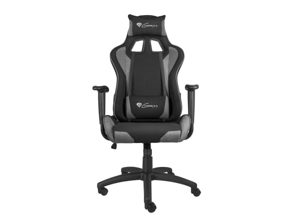 GENESIS NFG-1533, PC gaming chair, Universal, 120 kg, Upholstered seat, Upholstered backrest, Black, Grey