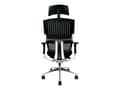 Pikkukuva 5 / 5: Thermaltake CyberChair E500, Verkkoistuin, Verkotettu selkänoja, Musta, Musta, Alumiini, Musta, Hopea