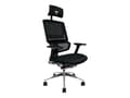 Pikkukuva 2 / 5: Thermaltake CyberChair E500, Verkkoistuin, Verkotettu selkänoja, Musta, Musta, Alumiini, Musta, Hopea