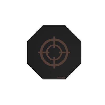 NORTH Golvmatta Pro Gaming Silver/Svart 100x100cm