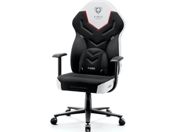 Gaming stol Diablo X-Gamer, Sort/Hvit