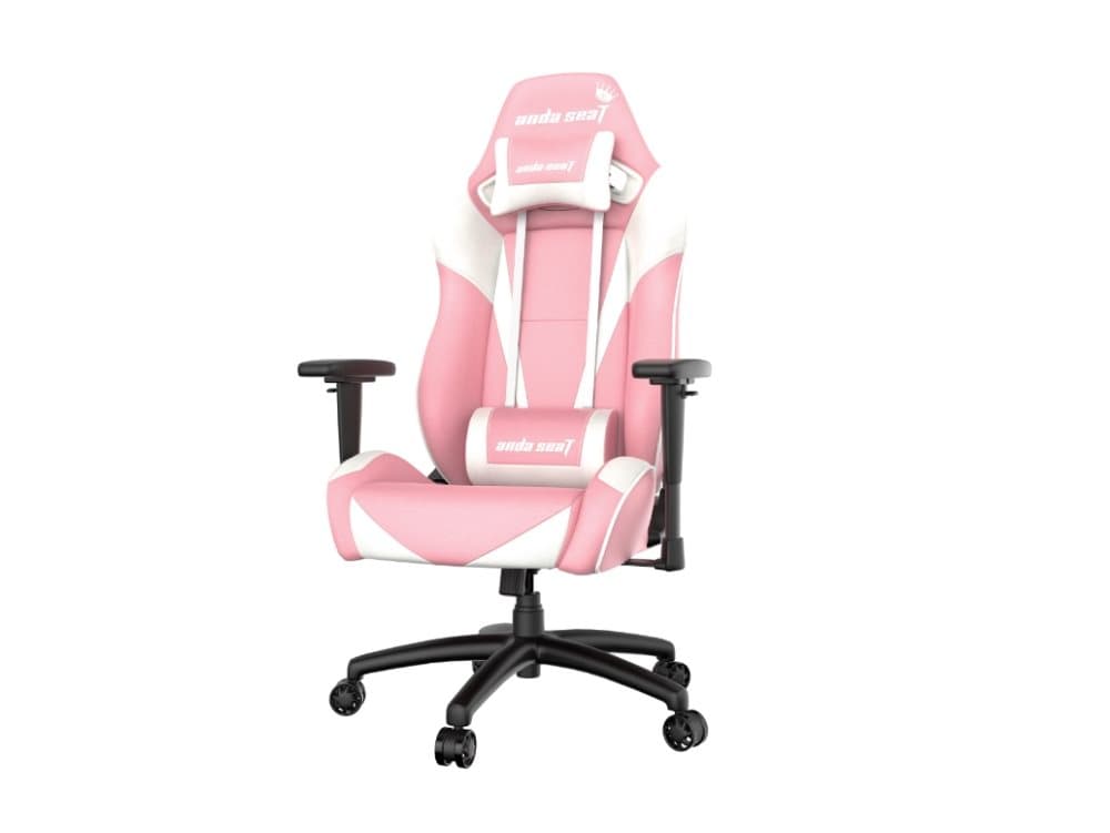 ANDA SEAT PRETTY IN PINK GAMING CHAIR - PINK & WHITE
