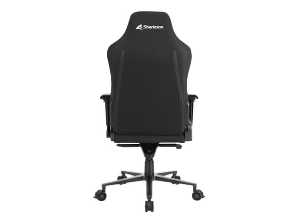 Sharkoon Skiller SGS40 - Stol - högsvart - armstöd - T-formad - lutning - svängtapp - aluminium, stål, polyvinylklorid, gjutet skum med hög densitet
