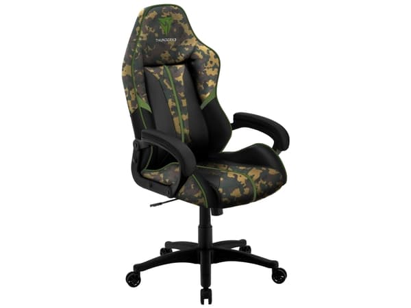 ThunderX3 BC1 Camo, Universell spelstol, 150 kg, Universal, Svart, Nylon, Plywood