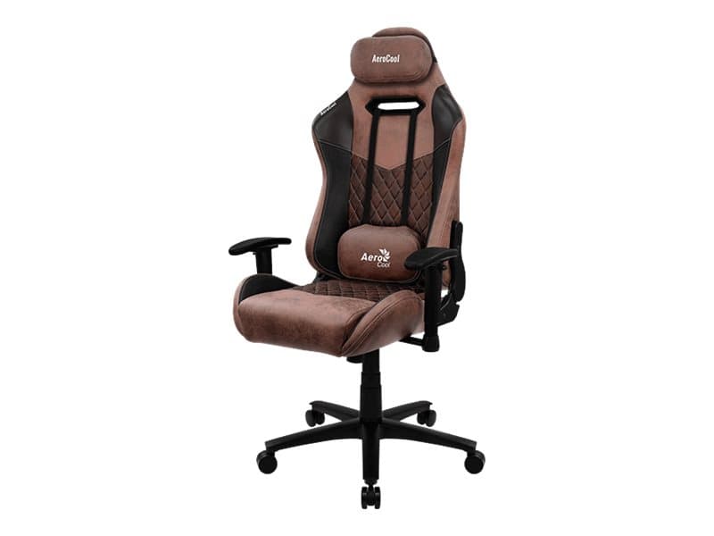 AeroCool DUKE - Stol - ergonomisk - armstöd - T-formad - lutning - svängtapp - mikrofiber, kolfiber, konstläder, mocka, högdensitetsskum, premiumtyg