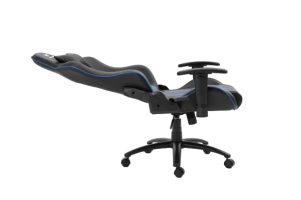 Nordic Gaming Carbon Chair, Blue, Universal spelstol, 125 kg, Stoppad sits, Stoppat ryggstöd, Svart, Blå, Konstläder