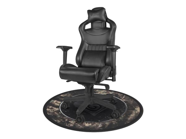 Genesis Tellur 500 MOC MAXI - Stolmatta för gaming - rund - 110 cm - military camouflage - grå, svart, grön, brun