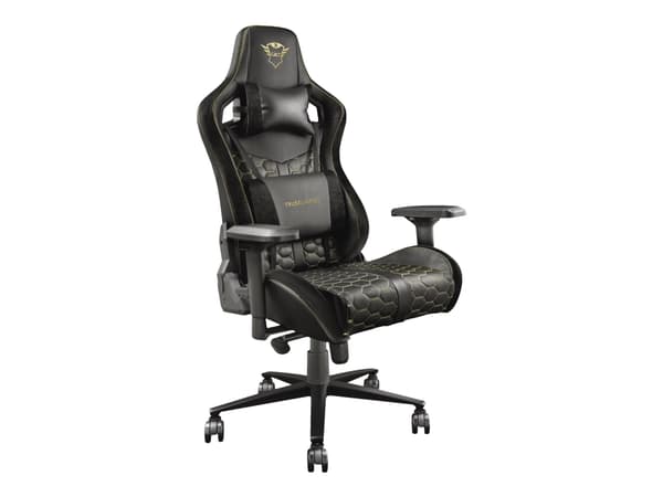 Trust GXT 712 Resto Pro, Yleispelituoli, 150 kg, Universaali, 150 cm, 200 cm, Musta/keltainen
