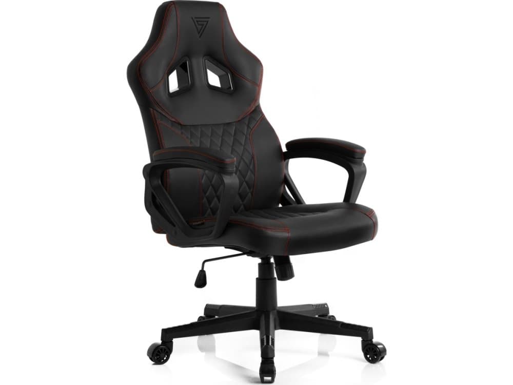 SENSE7 Druid black and red armchair