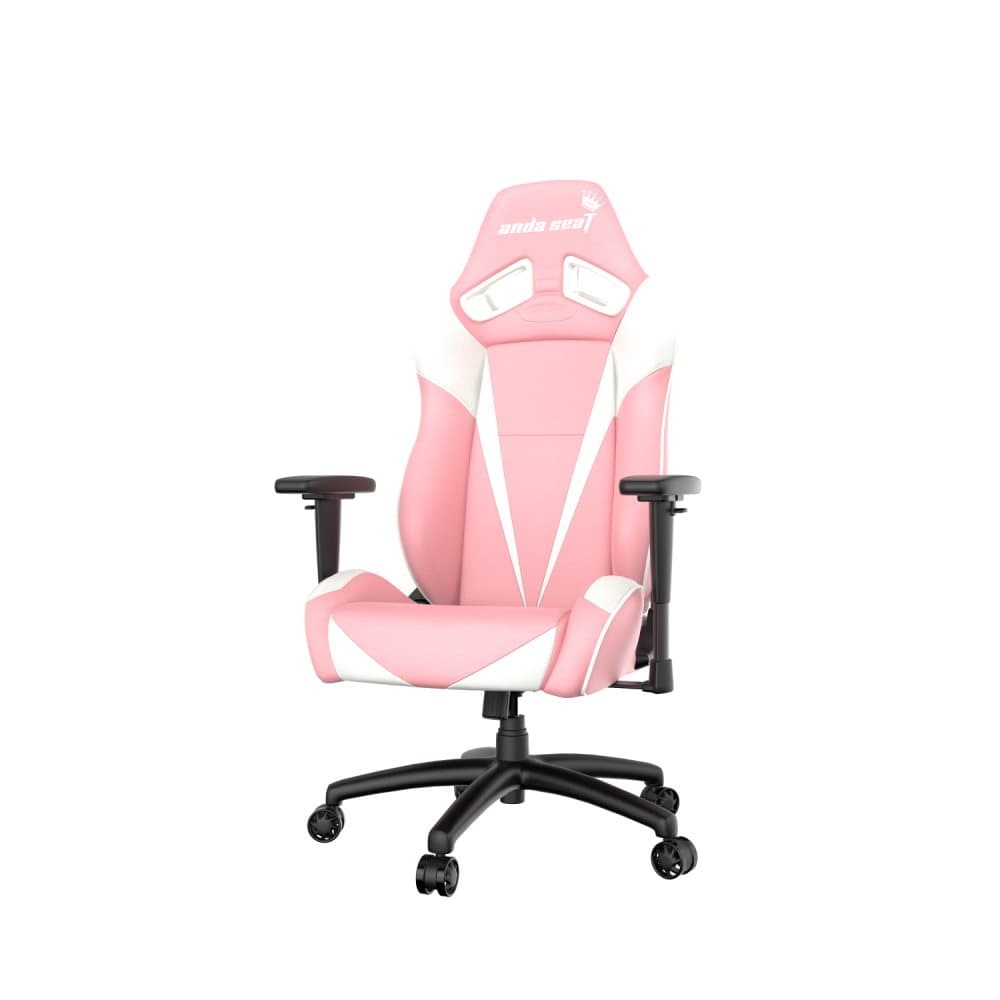 ANDASEAT PRETTY IN PINK GAMING CHAIR - PINK & WHITE