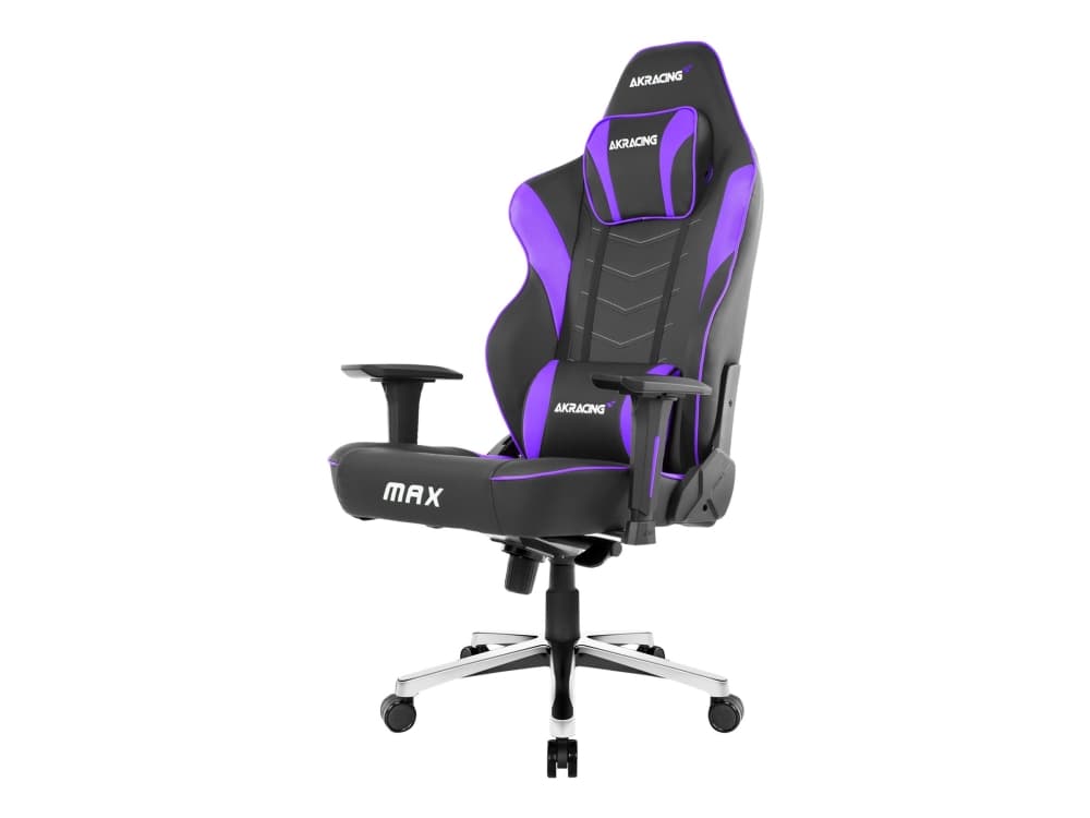 AKRACING Masters Series Max - Stol - armstöd - T-formad - vridbar - svängbar - aluminium, stål, formskum med hög densitet, premium polyuretanläder -