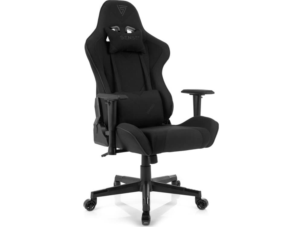 SENSE7 fabric armchair Vizard black