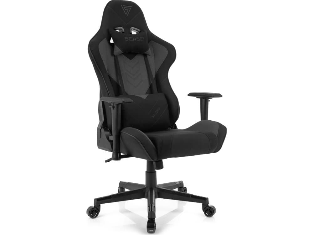 SENSE7 fabric chair Vizard black and gray