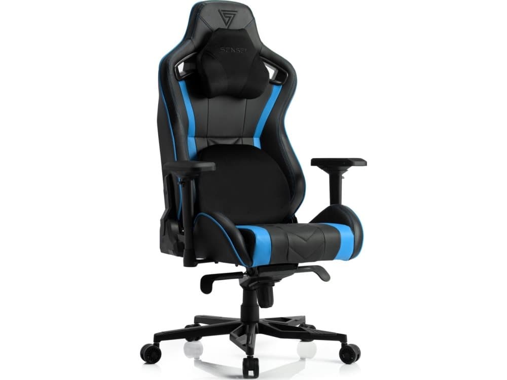 SENSE7 Legend black and blue armchair