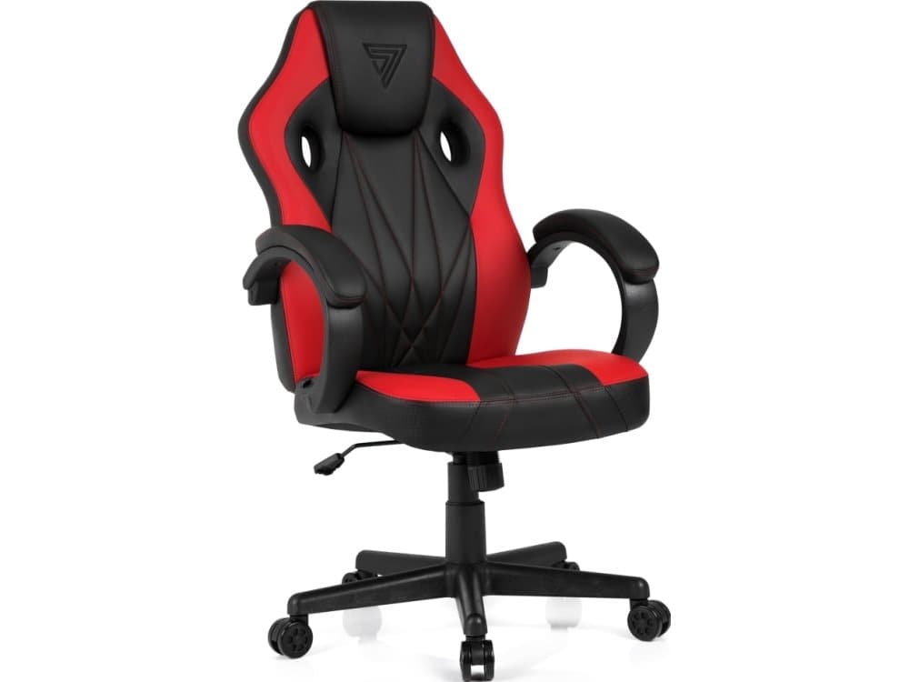 SENSE7 Prism black and red armchair