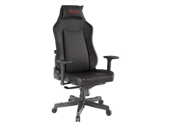 Genesis Nitro 890 G2 - Spelstol - ergonomisk - rektangulär - armstöd - T-formad - lutning - tyg, eco-läder, metall - svart