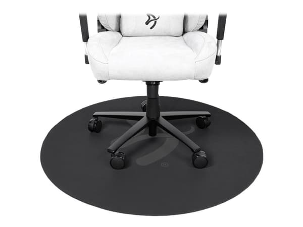 Arozzi Zona - Stolmatta för kontor - rund - 121 cm - grå