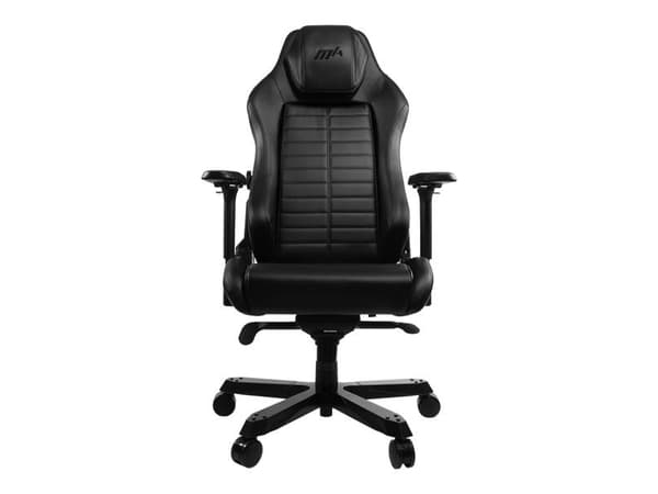 DXRacer Master Series DMC-I233S - Stol - ergonomisk - høy bakside - armlener - T-formet - tipping - roterende - aluminium, polyuretan fauxlær, høytet