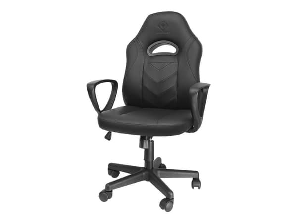 DELTACO GAMING GAM-094 - Spillestol - ergonomisk - høy bakside - armlener - roterende - kunstlær - svart