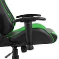 Miniatyrbild 6 av 8: vidaXL Snurrbar gamingstol grön PVC