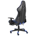 Miniatyrbillede 4 af 9: vidaXL drejelig gamingstol med fodstøtte PVC blå