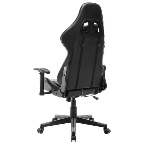 vidaXL gamingstol kunstlæder sort og grå