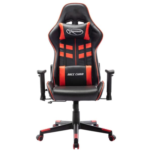 vidaXL Gamingstol svart och röd konstläder