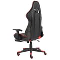Miniatyrbillede 4 af 9: vidaXL drejelig gamingstol med fodstøtte PVC rød