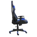 Miniatyrbillede 3 af 8: vidaXL drejelig gamingstol PVC blå