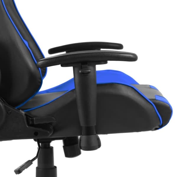 vidaXL drejelig gamingstol PVC blå