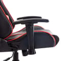 Miniatyrbillede 7 af 8: vidaXL gamingstol kunstlæder sort og rød