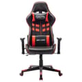 Miniatyrbillede 2 af 8: vidaXL gamingstol kunstlæder sort og rød