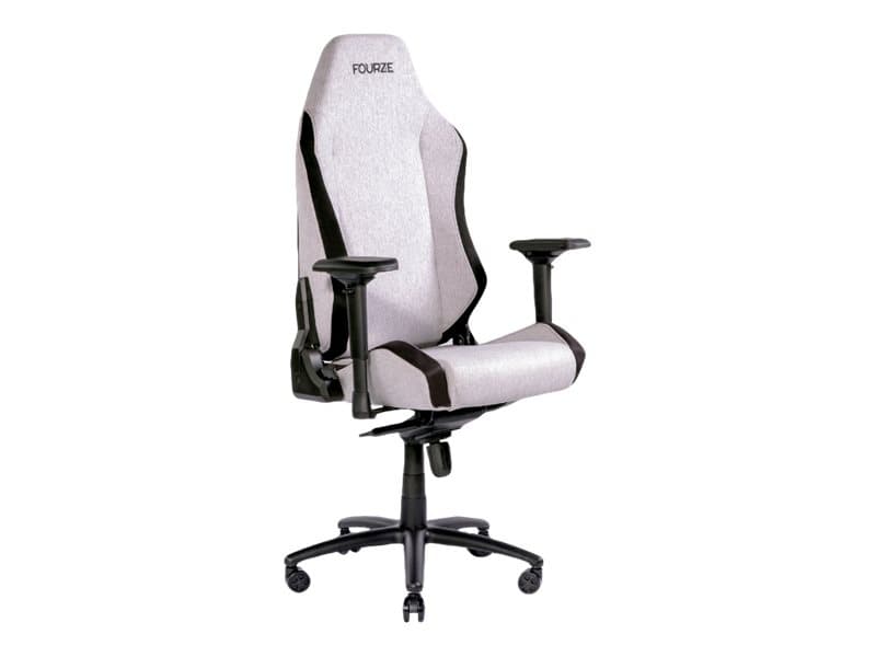 Fourze Cloud - Stol - ergonomisk - armstöd - vridbar - svängbar - textil, mocka - svart, ljusgrå