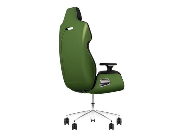 Thermaltake ARGENT E700 - Spillestol - ergonomisk - høy bakside - armlener - T-formet - tipping - roterende - aluminiumslegering, perforert lær, høyt