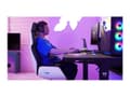 Miniatyrbilde 5 av 5: Thermaltake ARGENT E700 - Stol - ergonomisk - høy bakside - armlener - T-formet - tipping - roterende - aluminiumslegering, perforert lær, høytetthet
