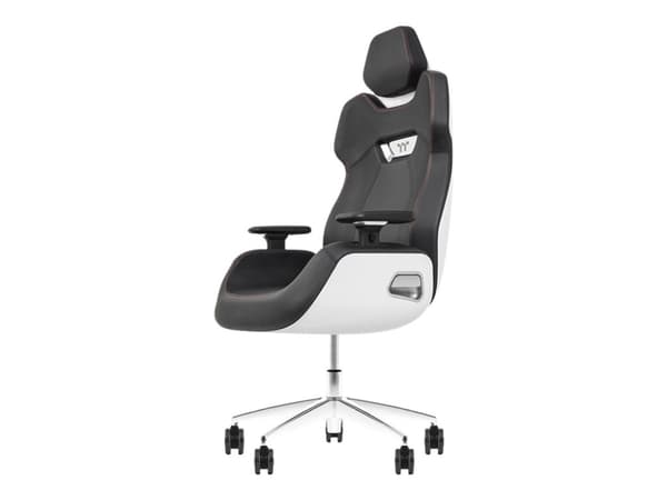 Thermaltake ARGENT E700 - Stol - ergonomisk - høy bakside - armlener - T-formet - tipping - roterende - aluminiumslegering, perforert lær, høytetthet